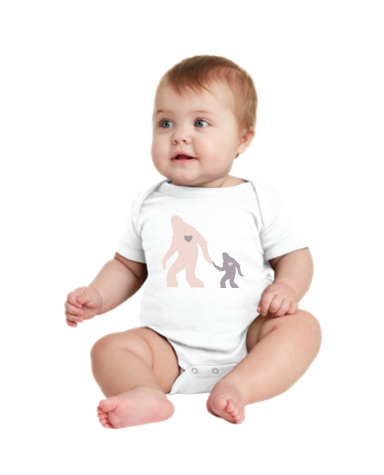 Pink & Purple Sasquatch ❤️ Onesie